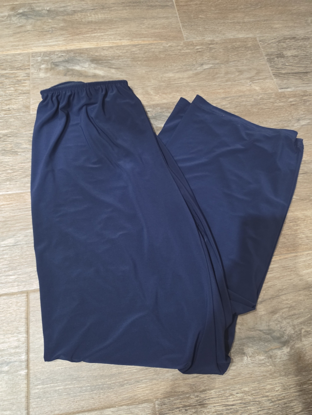 Alex Evenings Navy Elastic-Waist Pants Size Medium New Without Tags